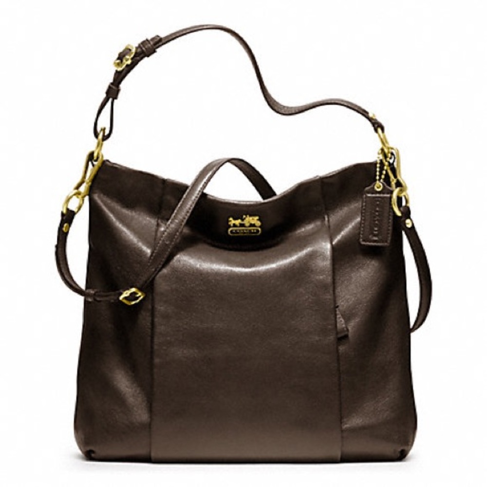 Brown Leather Coach Bag